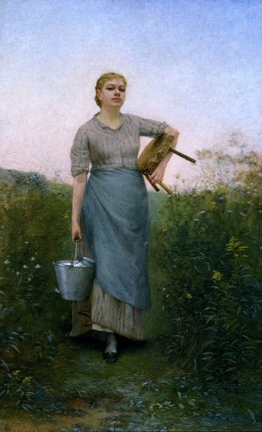 Milkmaid painting